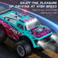 thumbnail image 3 of KF23 Carro de Control Remoto, Escala 1:20 de Alta Velocidad RC Cars, 2WD 20Km/h con Dos Baterías Recargables, Camión Monstruo de Control Remoto Vehículo Todoterreno de Carreras Juguetes para Niños y, 3 of 8