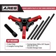 thumbnail image 2 of ARES 71002 - Harmonic Balancer Puller Set - Remove Damper Pulleys in Tight Engine Compartments Without Removing The Radiator - Storage Case Included, 2 of 5