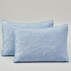 Better Homes & Gardens Blue Floral Matlasse Pillow Shams, King (2 Count)