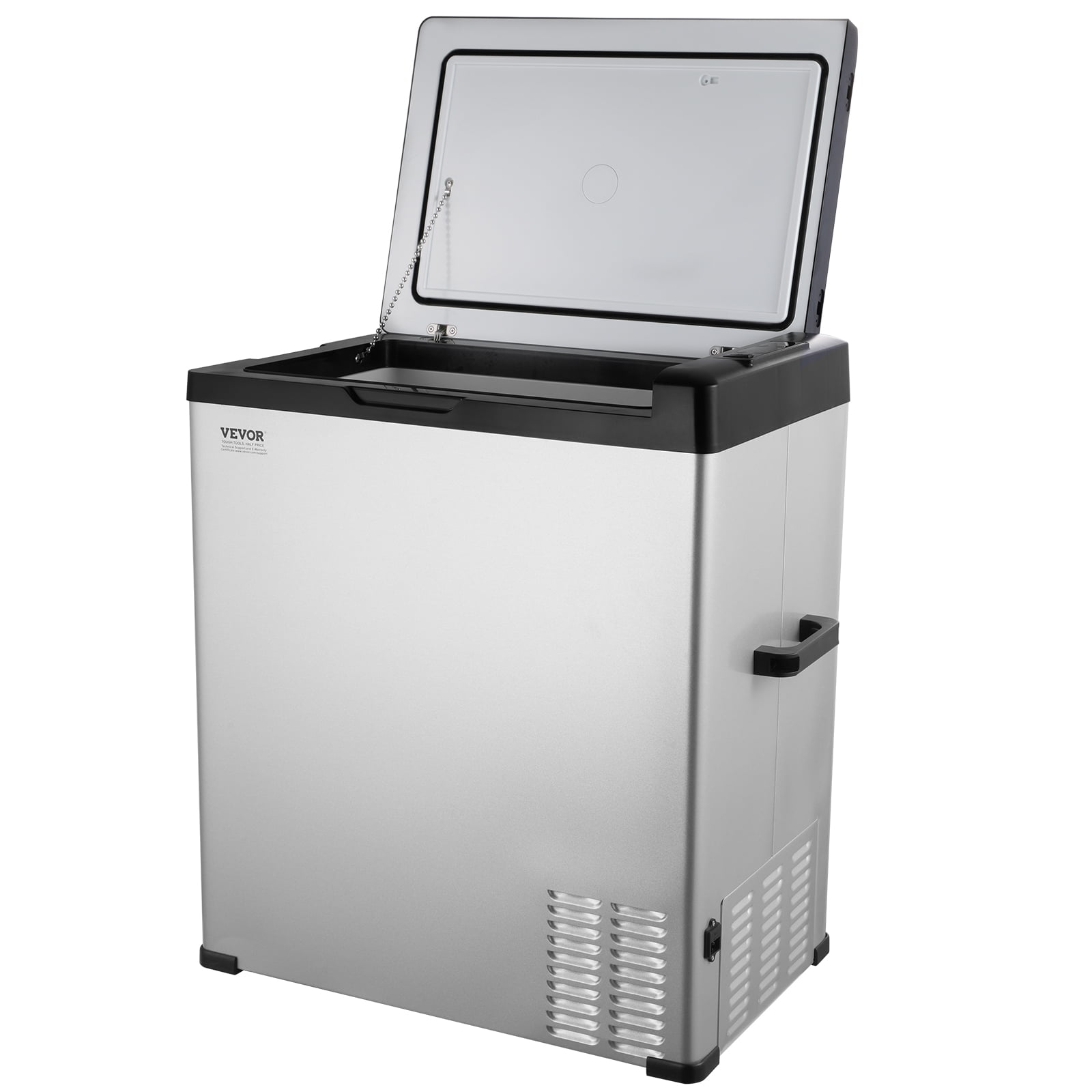VEVOR Car Refrigerator, 12 Volt Car Refrigerator Fridge, 70 L Single Zone Portable Freezer, -4℉-68℉ Adjustable Range, 12/24V DC and 100-240V AC Compressor Cooler