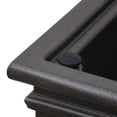 thumbnail image 5 of Algreen Covington 20" Self-Watering Planter Cube - Brownstone Resin, 5 of 6