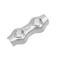 thumbnail image 4 of 4Pcs 304 Stainless Steel Duplex Wire Rope Clip Cable Clamp For 1mm-1.5mm, 4 of 5