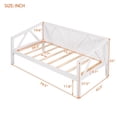 thumbnail image 3 of Twin Size Daybed with Wood Slat Support,Dual-use Sofa Bed for Bedroom Living Room, No Box Spring Required, 3 of 7