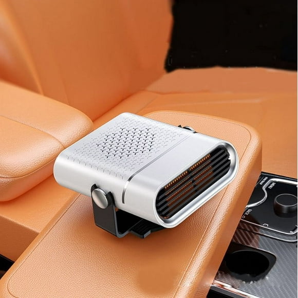Vggrvlo Car Heater 12V Portable Car Heater that Plugs into Cigarette Lighter Heat Up 200 Square Feet Plug In Car Heater for Windshield Defogger with Suction Holder for Vehicle,Car,RV