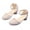 White, variant on Girls Dress Shoes Closed Toe Heels Ankle Strap Pumps Sandals Flower Wedding Party Princess Shoes for Toddler Little Big Kid