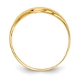 thumbnail image 2 of Solid 14k Yellow Gold Dome Ring Band Size 9, 2 of 6