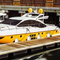 thumbnail image 2 of Gymax 23'' Boat Fenders Hand Inflatable Marine Bumper Shield Protection Pack of 4 White, 2 of 10