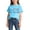 Light Blue, variant on ITSAME Girls T-Shirts, Fashion Print Crewneck Short Sleeve Summer Comfortable Casual Tops Army Green 6-8T