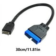 thumbnail image 5 of AOOOWER USB3.0 20Pin to USB3.1 TypeE Front Panel Headerfor Efficient Data Transfer 30cm, 5 of 8
