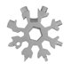 thumbnail image 2 of 2PCS Herramienta multifunción para copos de nieve, Destornillador 18 en 1, Llave para copos de nieve de acero inoxidable, Destornillador con llave Abridor de botellas Viajes al aire libre Camping, 2 of 5