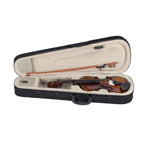 Alvantor 1/4 Size Acoustic Violin Set for Kids Ages 5-7 - Natural Wood with Case and Accessories