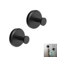 thumbnail image 3 of Cagnkofi Saving! Detachable And Reusable Glass Door Suction Cup Hooks Glass Door Suction Cup Hooks Stainless Steel Shower Hooks, 3 of 8