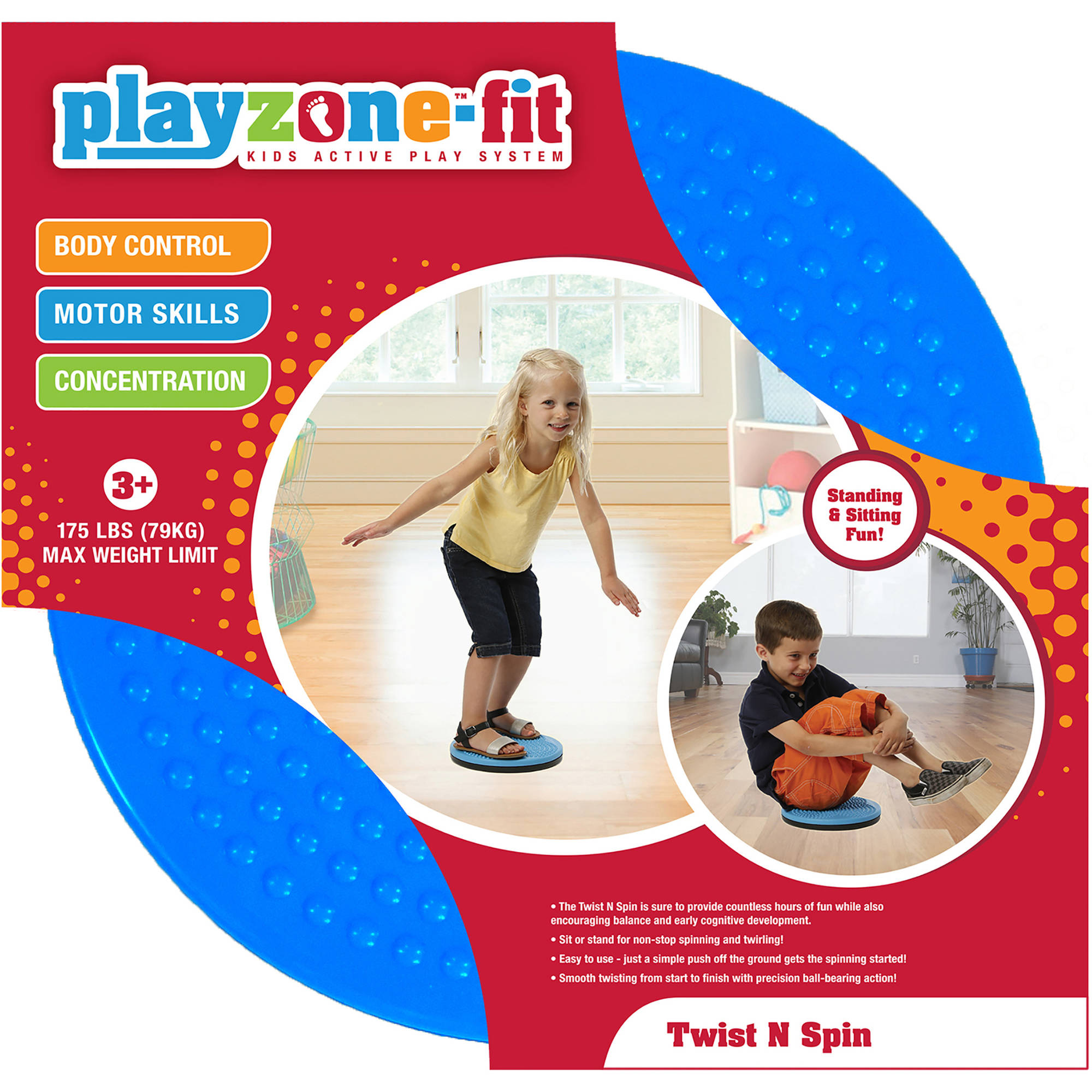 Playzone-Fit Twist N Spin Standing Ride-On Toy