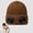 Brown, variant on Sail Goggles Hat, Double-Layer Thermal Fleece Design, Integrated Visor and Helmet Design, Foldable and Flexible to Wear, Highly Elastic and Machine-Washable, Suitable for Outdoor Use