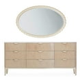 thumbnail image 2 of Michael Amini Malibu Crest Wood & Marble Dresser with Mirror - Blush, 2 of 17