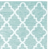 SAFAVIEH Montauk Giovanni Geometric Area Rug, Mint/Ivory, 5' x 8 ...