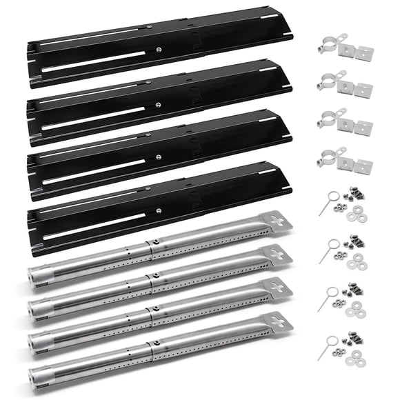 Criditpid Universal Barbecue Replacement Parts for Master Chef, Broil King, Dyna-Glo, Charbroil, 11.75" to 21" Adjustable Heat Pl