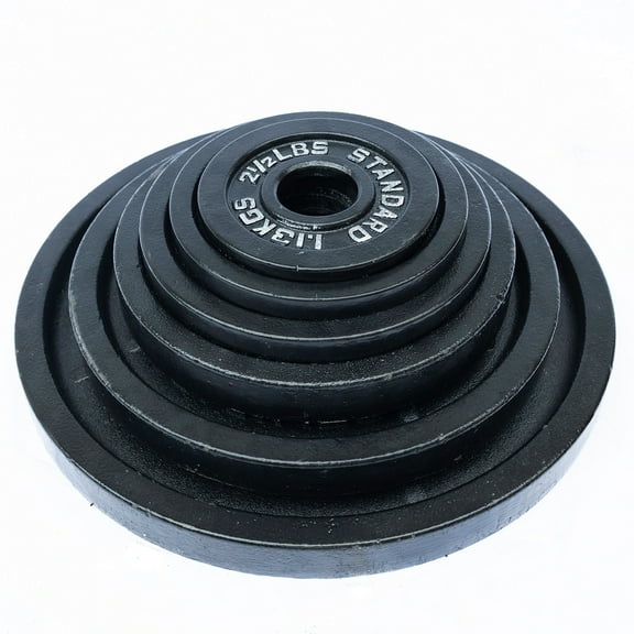 McCarty Fitness Supply Fortek 300 Lb Olympic Weight Plate Set and Barbell