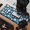 thumbnail image 2 of Long Mouse Pads for Desk,Smiling Ghosts Halloween Pattern Desk Mats on Top Of Desks, Desk Mouse Pad Extra Large with 3mm Non-Slip Base and Stitched Edge for Gaming,Office,Work,Home 35.4x15.7in, 2 of 5