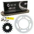 thumbnail image 1 of Niche Sprocket Chain Set for Honda CBF600 16/42T 525 Motorcycle MK1004036, 1 of 9