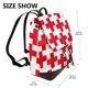 thumbnail image 2 of Disketp Red Cross 1 Mochila de Cuero para Mujer, Bolso de Espalda Antirrobo con Estilo para Viaje, Trabajo y Uso Diario, 2 of 4