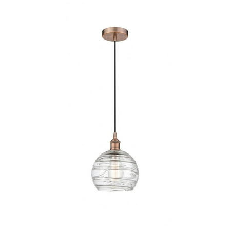 

Innovations Lighting - Athens Deco Swirl - 1 Light Mini Pendant In Industrial
