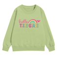 thumbnail image 6 of Generic Girls Back to School Cotton Sweatshirt Kids Crewneck Long Sleeve Third Grade Shirt Light Casual Walk Cute Preppy Pullover Top, 6 of 8