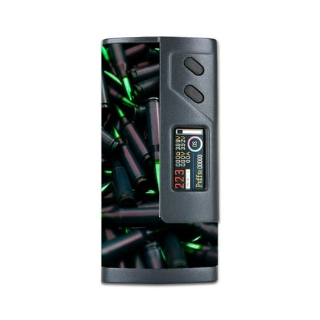 Skins Decals For Sigelei Fuchai 213W Plus Vape Mod / Green Bullets Military Rifle (Best Ar 15 Rifle For The Money)