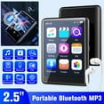 thumbnail image 5 of Seneo Bluetooth 5.0 Portable MP3 Player 2.5inch Full Touch Scree Music Player Hi-Fi Lossless Sound FM Radio, 32GB, 5 of 12