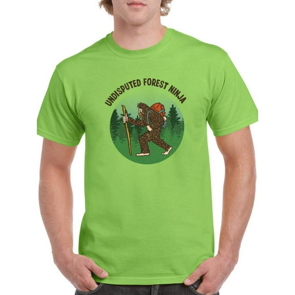 Undisputed Forest Ninja T-Shirt Men -Smartprints Designs, Male XX-Large