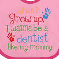 thumbnail image 4 of Inktastic Dentist Like Mommy Boys or Girls Baby Bib, 4 of 4