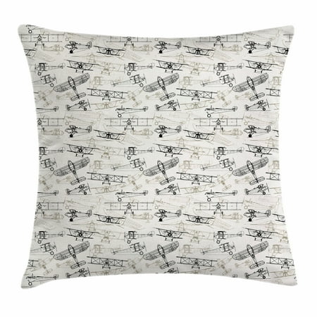 Airplane Throw Pillow Cushion Cover Old Fashioned Military Air Fascinating Airplane Decorative Pillow Airplane Throw Pillow Cushion Cover Old Fashioned Military Air Fascinating Airplane Decorative Pillow