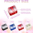 thumbnail image 2 of CCOCC Makeup Pencil Sharpener,4 Pack Dual Hole Cosmetic Pencil Sharpener for Lip Liner Eyeliner and Brow Pencils,Cosmetic Manual Tools for Women and Makeup Artists,Stainless Steel Blades, 2 of 17