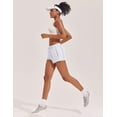 thumbnail image 6 of Pinspark Running Shorts for Women Quick Dry Workout Athletic Short Lightweight with Comfy Liner Zipper Pockets, 6 of 7
