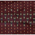 thumbnail image 4 of oneOone Organic Cotton Poplin Twill Fabric Stripe & Paisley Ikat Printed Craft Fabric BTY 42 Inch Wide, 4 of 4
