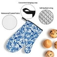 thumbnail image 4 of Oven Mitts and Pot Holders 4 Piece, Palm Tree Shark Blue High Heat Slip Resistant Oven Mitt and Trivets Set Kitchen Oven Glove Pot Holders for Cooking Baking Grilling, 4 of 7