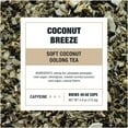 thumbnail image 5 of Tiesta Tea - Coconut Breeze, Slenderizer Loose Leaf Green Tea, Soft Cocounut Oolong Tea Blend, Medium Caffeine, Make Hot or Iced Tea & Brews Up to 50 Cups - 4.0 Ounce Refillable Tin, 5 of 9