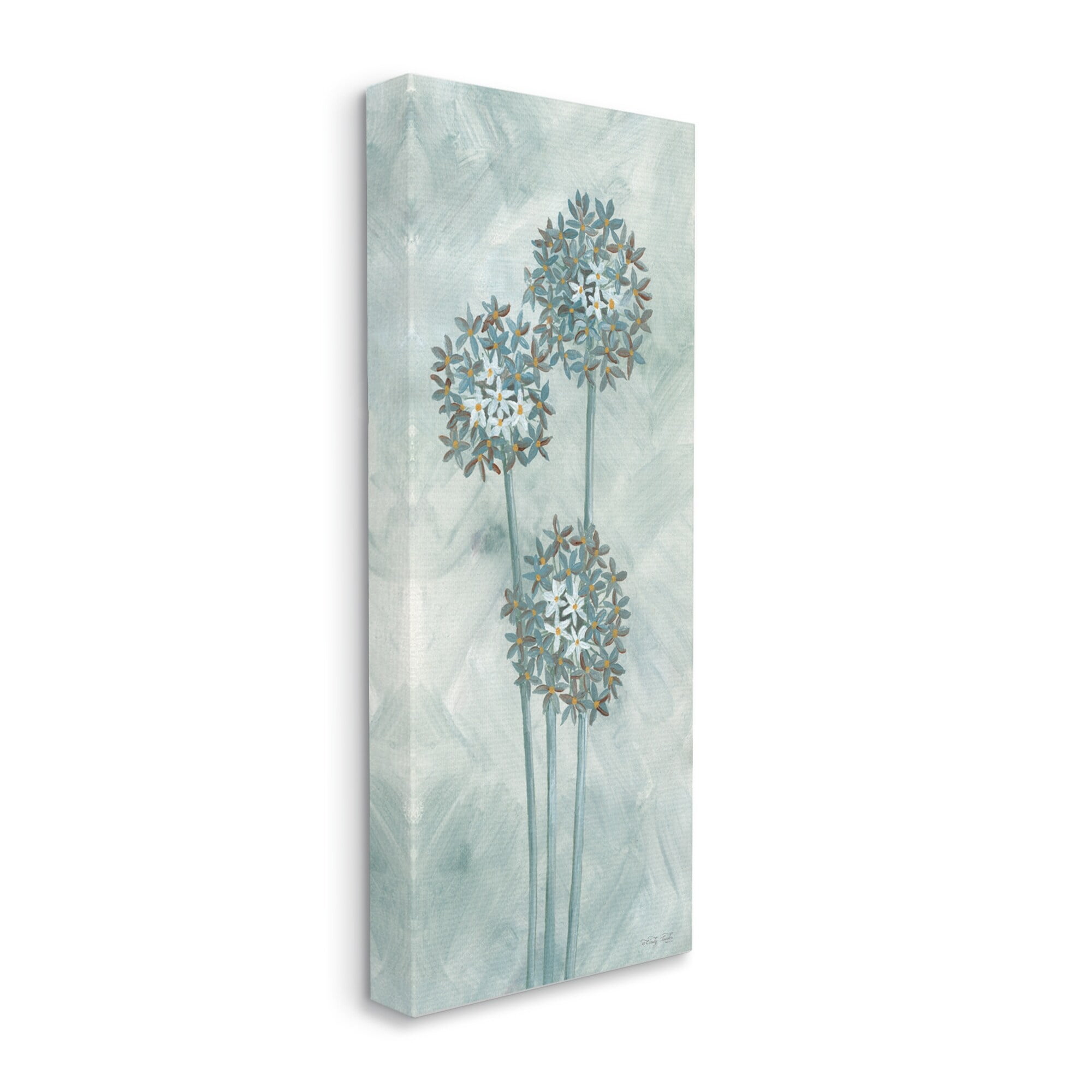 Stupell Industries Three Dandelion Sprigs Casual Floral Petals Illustration Painting Gallery Wrapped Canvas Print Wall Art, Design by Cindy Jacobs