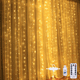 thumbnail image 1 of Cortinas de Luces Decorativas Malubero 300 Led 3x3m Dorada, 1 of 4