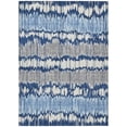thumbnail image 2 of Addison Rugs Chantille Indoor/Outdoor Transitional Stripes Navy Washable Rectangle Rug, 2'6" x 3'10", 2 of 6