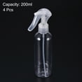 thumbnail image 3 of Unique Bargains 200ml Spray Bottles Refillable Mist Sprayer Plastic Clear 4 Pack, 3 of 4