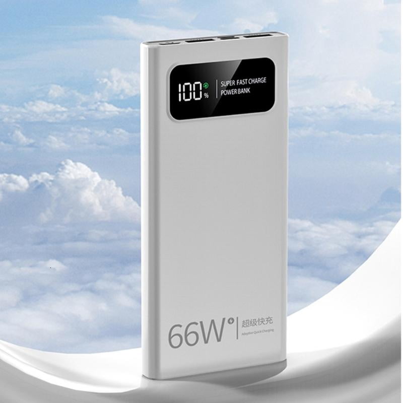 lanema 66W USB C Mobile Power Adapter Battery Charger PD20W 20000/30000/40000mAh Fast Charging for Frequent Device Users