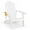 White, variant on Costway Oversized Adirondack Chair,Patio Lounge Adirondack Chair with Adjustable Cup Holder Pink
