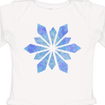 thumbnail image 4 of Inktastic Snowflake crystals diamonds Boys or Girls Long Sleeve Baby Bodysuit, 4 of 5