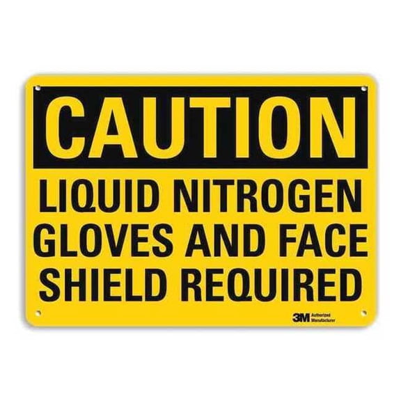 Lyle Caution Sign,14" W,10" H,0.040" Thick, U4-1489-NA_14x10 U4-1489-NA_14x10