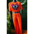 thumbnail image 3 of Conjunto De Ojo Turco Blusa Y Pantalón Acampanado Color Anaranjado Talla Unitalla Marca Emil SaEs, 3 of 4