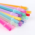 thumbnail image 4 of 25 Pcs Reusable Plastic Straws, 10.62 Inch Long Drinking Straws for Tumblers Cups Jars, Assorted Colors BPA-Free Replacement Straws for Mason Jar Cup Eco-Friendly Party Essential, 4 of 7