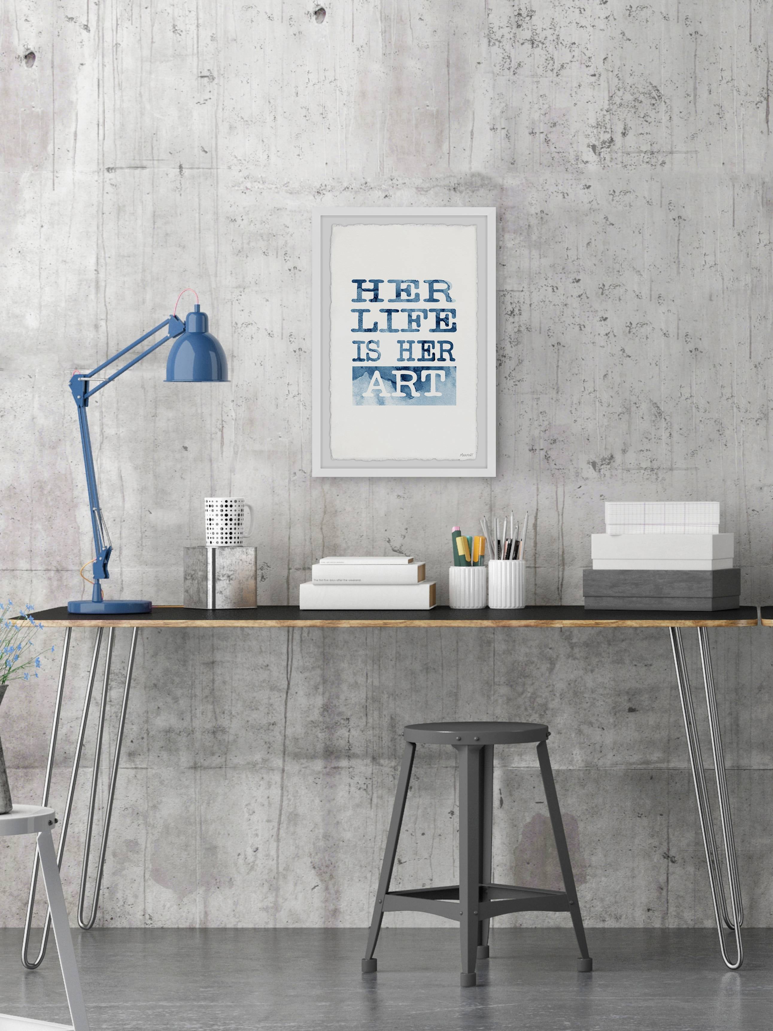 Marmont Hill Her Life Is Her Art Framed Wall Art
