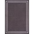 thumbnail image 2 of JONATHAN Y WASHABLE 9 x 12 Area Rug, Sloane 2-Stripe Border Washable - Dark Purple/Light Purple, WSH125C-9, 2 of 7