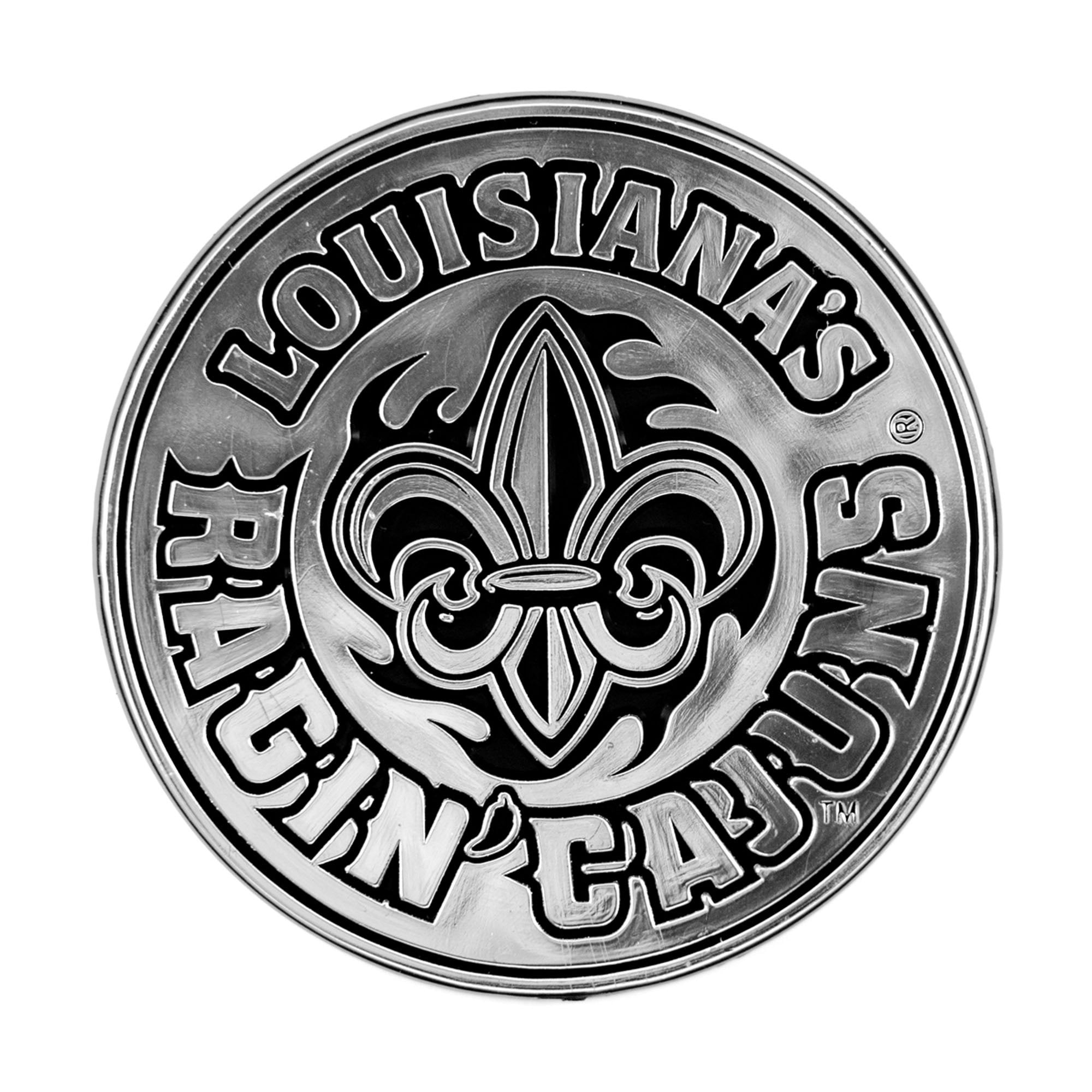 Fanmats, University of Louisiana-Lafayette Molded Chrome Emblem ...